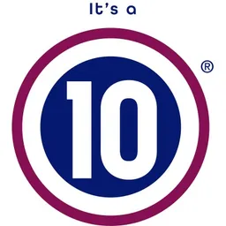 It's a 10 Haircare logo